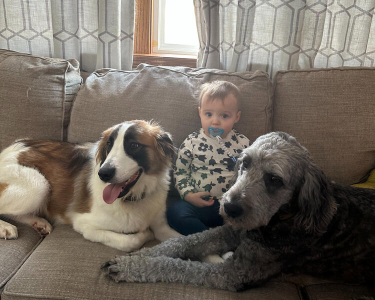 Bernie & Bonnie with Ev (niece)