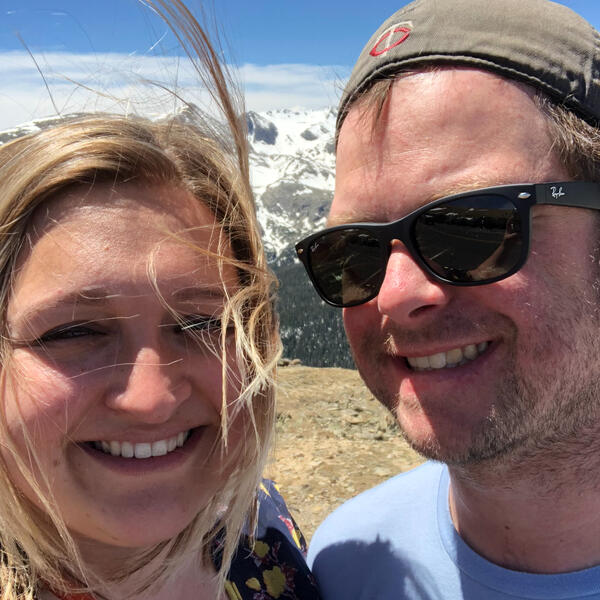 Hannah & Erik in the Rocky Mountains